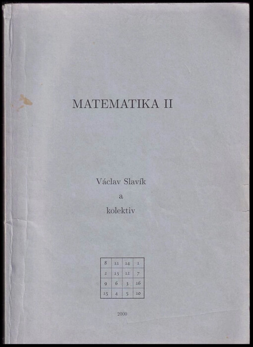 Matematika II
