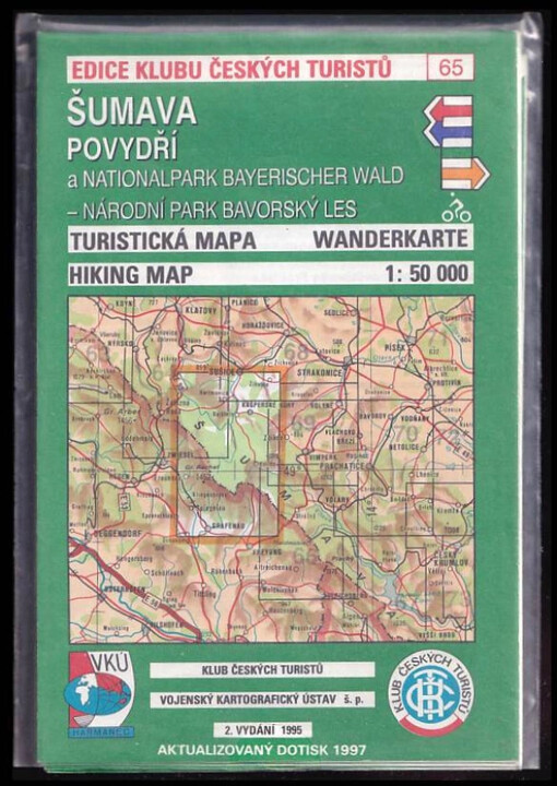 Šumava, Povydří : a Národní park Bavorský les = Nationalpark Bayerischer Wald : turistická mapa 1:50 000