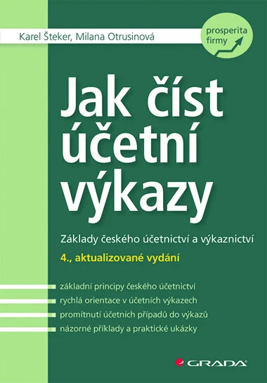 Jak číst účetní výkazy : základy českého účetnictví a výkaznictví