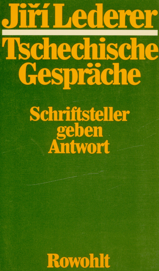 Tschechische Gespräche : Schriftsteller geben Antwort