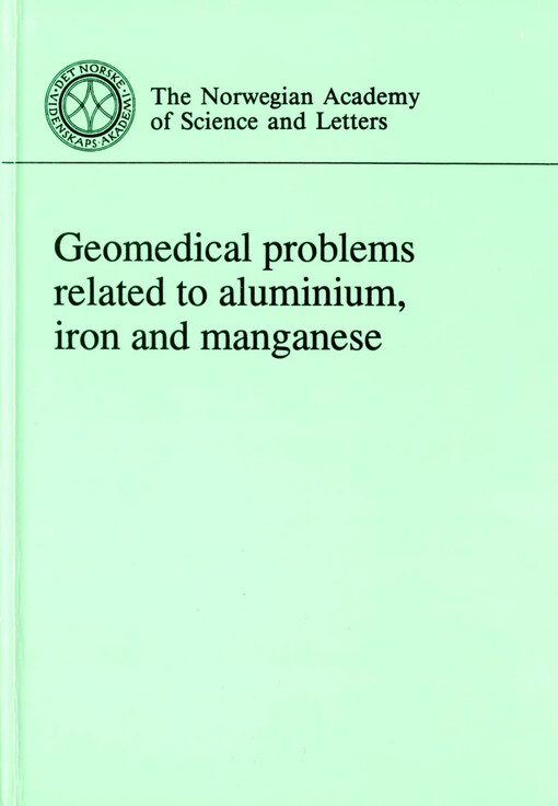 Geomedical problems related to aluminium, iron and manganese