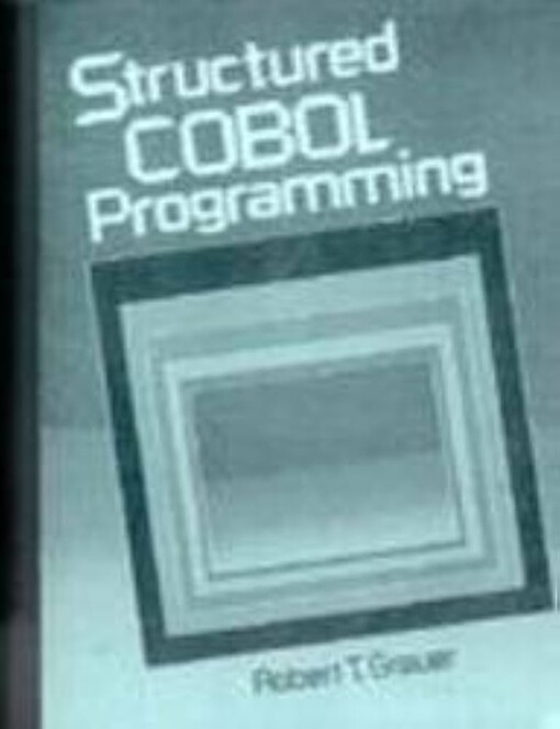 Structured COBOL programming