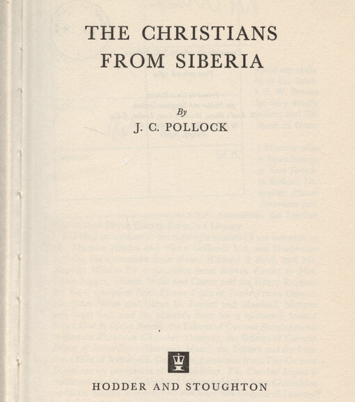 The Christians from Siberia