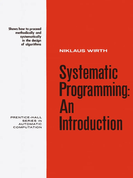 Systematic programming :an introduction