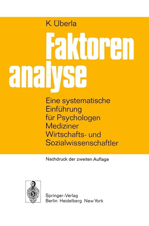 Faktorenanalyse :
