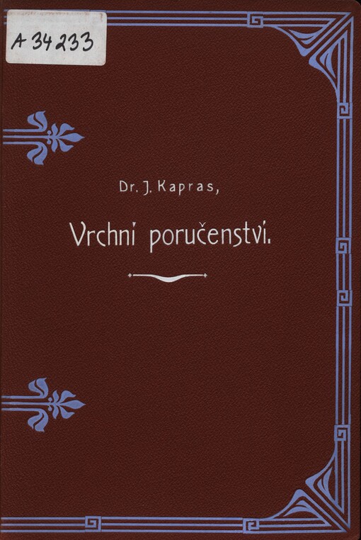 Vrchní poručenství v českém právu