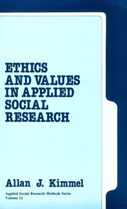 Ethics and values in applied social research