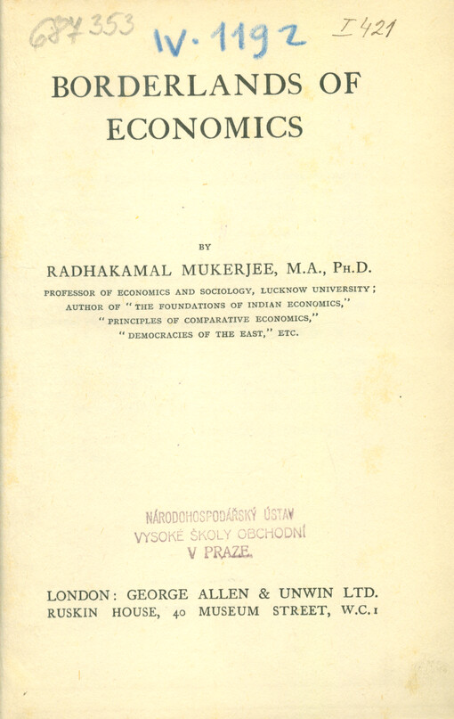 Borderlands of economics