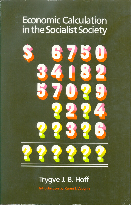 Economic calculation in the socialist society