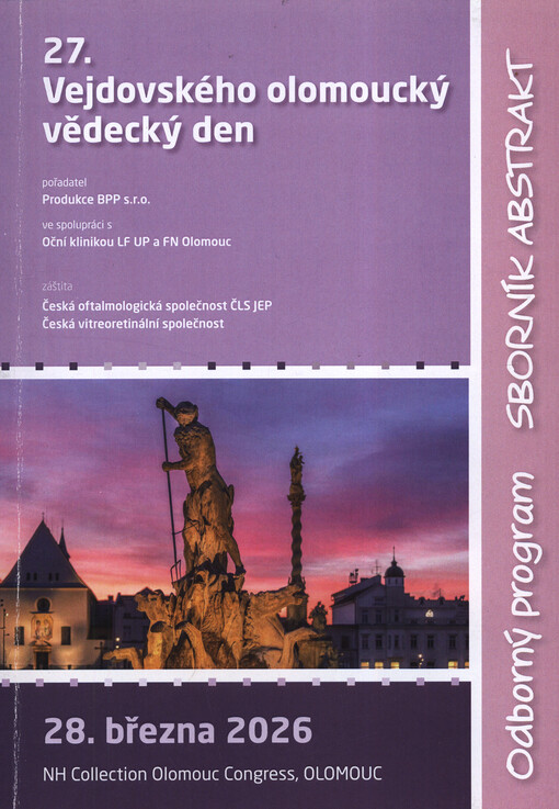 ... Vejdovského olomoucký vědecký den : abstrakta ...