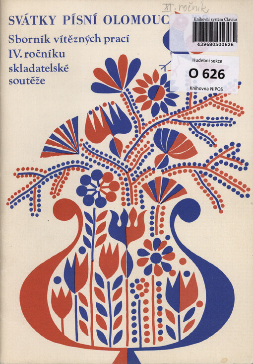 Sborník vítězných skladeb IV. ročníku skladatelské soutěže Svátky písní Olomouc '82
