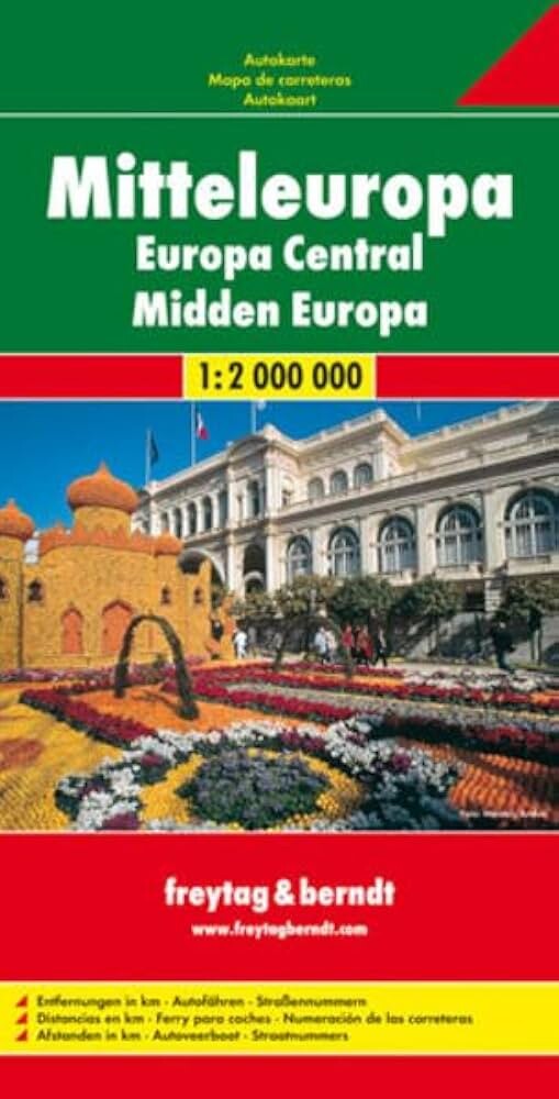 Mitteleuropa :Autokarte : 1:2000000