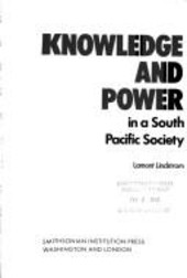 Knowledge and power in a South Pacific society
