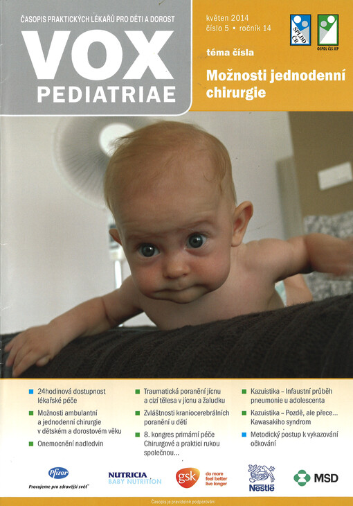 Vox pediatriae : časopis praktických dětských lékařů