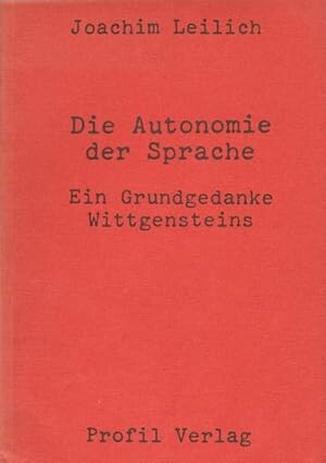 Die Autonomie der Sprache /