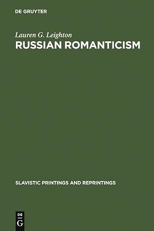 Russian Romanticism :Two Essays