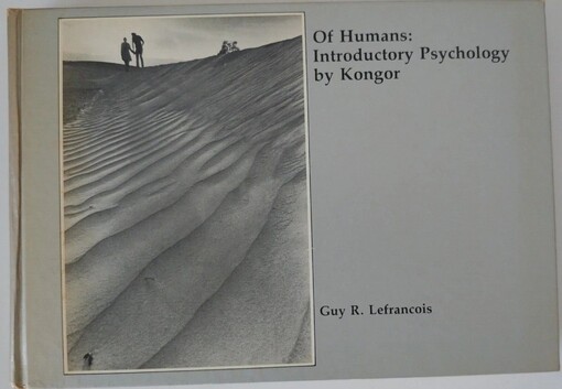 Of humans: introductory psychology by Kongor