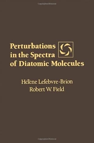 Perturbations in the Spectra of Diatomic Molecules /