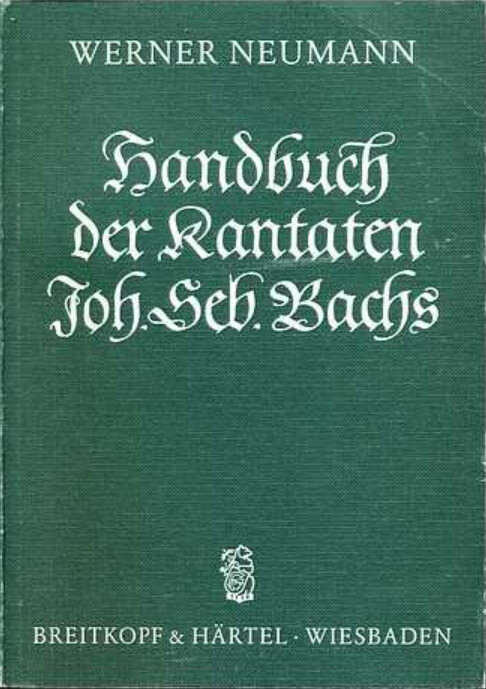 Handbuch der Kantaten Johann Sebastian Bachs