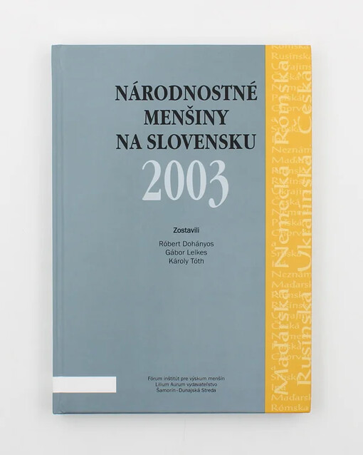 Národnostné menšiny na Slovensku 2003