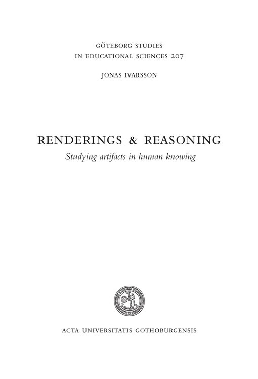 Renderings & reasoning :