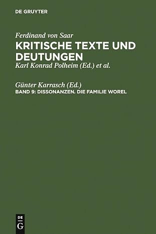 Dissonanzen ;Die Familie Worel