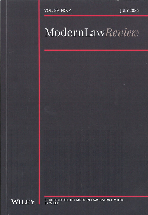 The modern law review