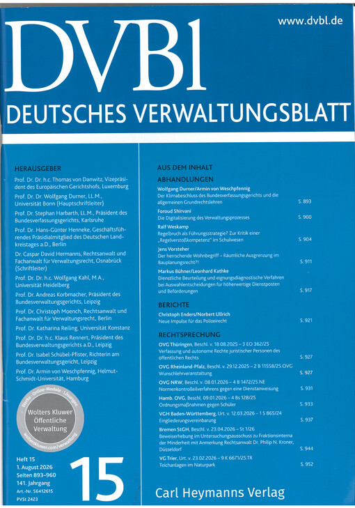 Deutsches Verwaltungsblatt