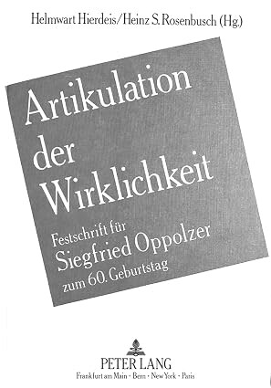 Artikulation der Wirklichkeit :