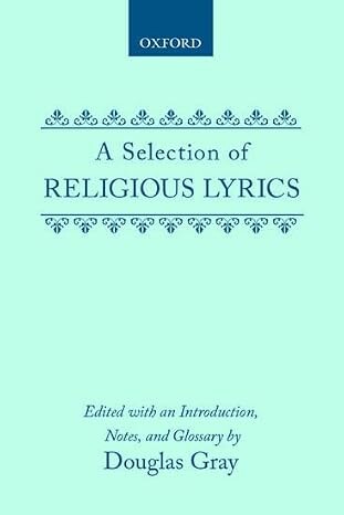 A selection of religious lyrics