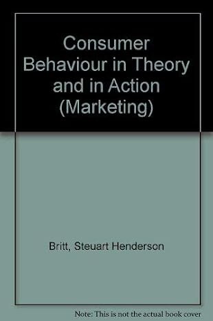 Consumer behavior in theory and in action