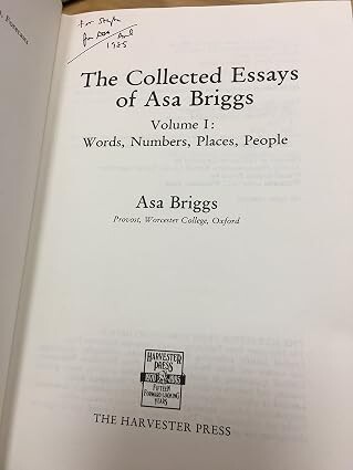 The collected essays.vol. 1,Words, numbers, place, people