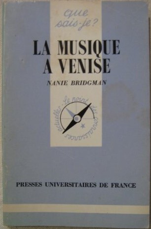 La musique à Venise /