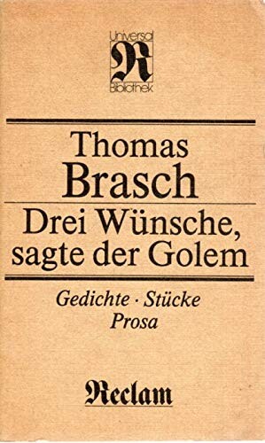 Drei Wünsche, sagte der Golem :