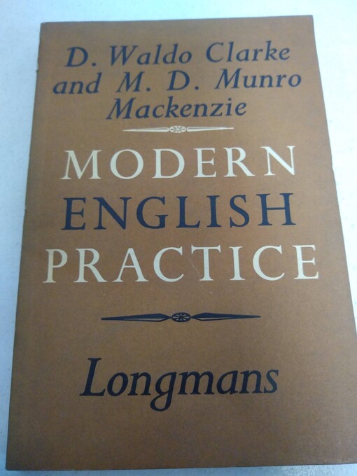 modern english practice :exercises in english for foreign students
