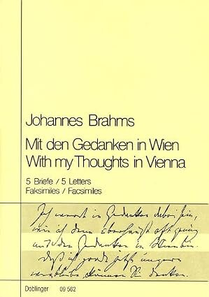 Mit den Gedanken in Wien =With my thoughts in Wienna : 5 Briefe