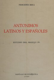 Antónimos latinos y espaňoles :