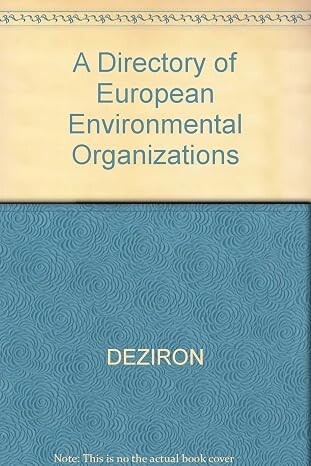 A directory of european environmental organizations