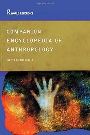 Companion encyclopedia of anthropology