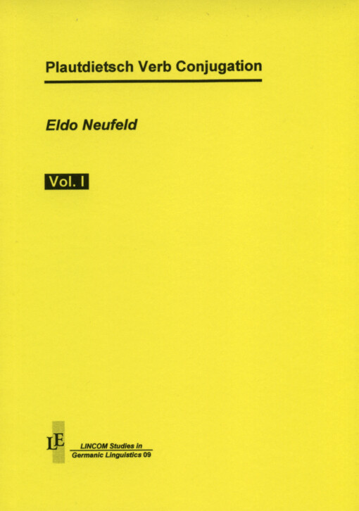 Plautdietsch verb conjugation /