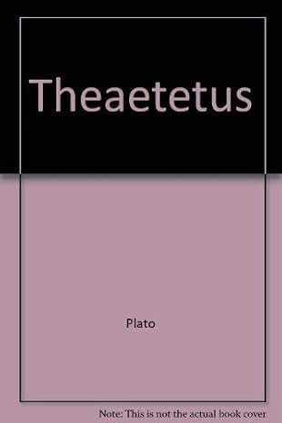 The Theaetetus of Plato