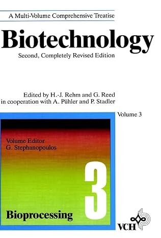 Biotechnology :a multi-volume comprehensive treatise.Volume 3,Bioprocessing