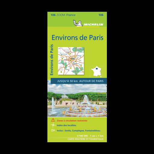 Michelin Environs of Paris Map (Michelin Maps)