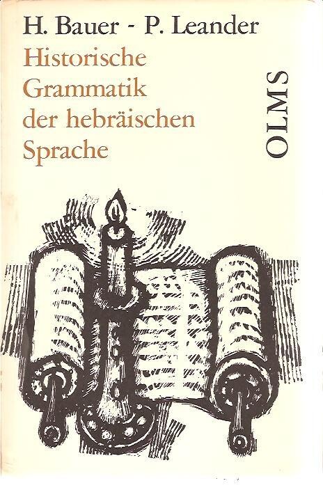 Historische Grammatik der hebräischen Sprache des Alten Testamentes.Band 1,Einletung, Schriftlehre, Laut- und Formenlehre