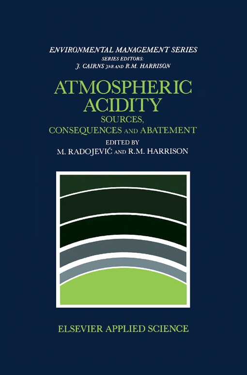 Atmospheric acidity :