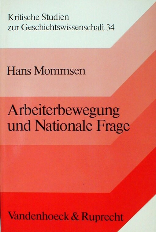 Arbeiterbewegung und nationale Frage :ausgewählte Aufsätze