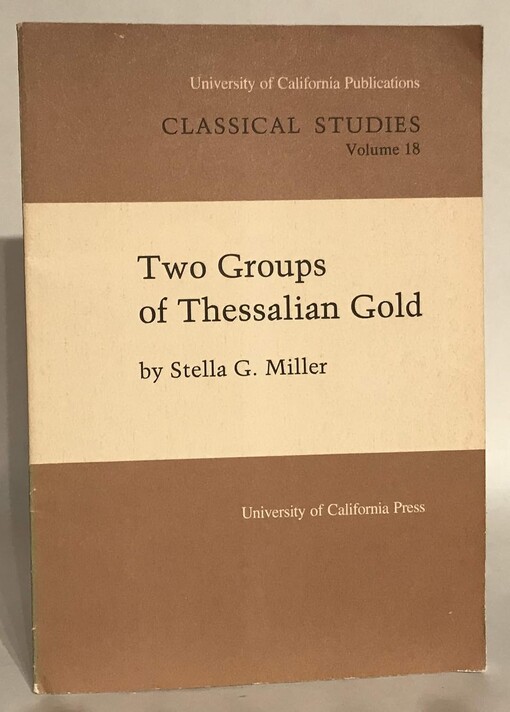 Two groups of Thessalian gold