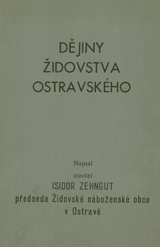 Dějiny židovstva ostravského