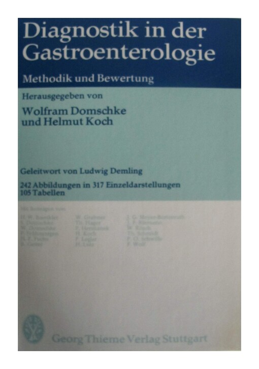 Diagnostik in der Gastroenterologie :Methodik und Bewerbung