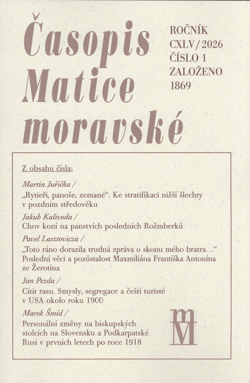 Časopis Matice moravské